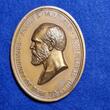 USA Bronzemedaille 1881 / Ca 1960 ? U.S. Mint Medal No. 629 President James Garfield Indian Peace Medal USA AU/unc