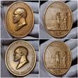 USA Bronzemedaille 1881 / Ca 1960 ? U.S. Mint Medal No. 629 President James Garfield Indian Peace Medal USA AU/unc