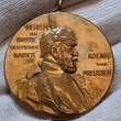Deutschland Germany Kaiserreich Preußen Tragbare Medaille Bronze mit Orig. Öse 1897 100. Geburtstag von Wilhelm I. 1797 sog. Apfelsinenorden Unc Toned