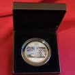 Cook Islands 20 Dollar mit Farbapplikation und Glaselementen 2008 Masterpieces of Art - Botticelli Die Geburt der Venus Matte finish colorated with coa and box & carton