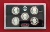 USA 5 x 1 Quarter Dollar Silbermünzen 2012 America the Beautiful Quarters - Silber Proof Set Proof coinset with coa and box