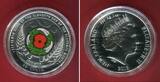 Neuseeland 50 Cent Silbermünze - 1 oz Silver Proof Coin 2018 Centenary of the First World War - Armistice - Waffenstillstand Proof colorated with metal box & coa