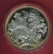 Niue Islands 8 Dollar Silbermünze vergoldet 2021 The Great Race - A Story of the Lunar Animals - 5oz Silver Proof Coin Proof selective gold-plating with box & coa