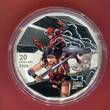 Kanada 20 Dollar Silbermünze - 1 Unze 2018 Flash and Wonder Woman - The Justice League™ - DC Comics™ Proof colorated coin with box, carton & coa