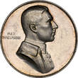 Deutschland Germany Kaiserreich 1. Weltkrieg Silvermedal Silbermedaille (1916) Tod von Max Immelmann Death Adler Eagle of Lille NGC MS 60