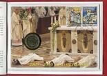 Vatikan 2 Euro + Briefmarken 2009 - 2010 Anno Sacerdotale - Priesterjahr im 150. Todestag von Johannes Maria Vianney unc. coinletter