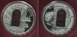 Cook Islands 10 Dollar Silbermünze 2016 Windows of Heaven - Hagia Sophia - Istanbul Prooflike with glass inlay, box & coa