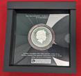 Cook-Inseln, Cook Islands 20 Dollars Silbermünze - 3 Unzen Silber 2016 Masterpieces of Art - Der Wanderer über dem Nebelmeer - Caspar David Friedrich Proof partly colorated with glass stones, with box