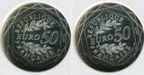 Frankreich 2 x 50 Euro Silbermünzen 2015 Astérix und Obelix et les Valeurs de la République Proof with box and coa