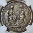 Karl Goetz Deutschland Weimarer Republik Germany SILVER 1930-DATED Kaiser Barbarossa 1180 Belehnung Otto von Wittelsbach mit Bayern NGC MS 63