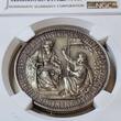 Karl Goetz Deutschland Weimarer Republik Germany SILVER 1930-DATED Kaiser Barbarossa 1180 Belehnung Otto von Wittelsbach mit Bayern NGC MS 63