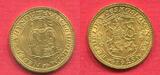 Tschechoslowakei Czechoslovakia 1 Dukat Ducat Gold 1923 St. Wenzel Ohne Seriennummern Duke Wenceslas First Year of Mintage AU/Unc.