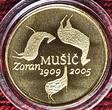 Slowenien 100 Euro Goldmünze 2009 Zoran Music 1909-2005 Proof with box and coa