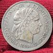 Haiti 1 Gourde 1895 LAFORESTERIE Scarce Last Year of Mintage EF/AU edgenicks Toned