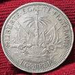 Haiti 1 Gourde 1895 LAFORESTERIE Scarce Last Year of Mintage EF/AU edgenicks Toned