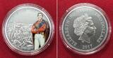 Niue 2 Dollars Silbermünze mit Farbapplikation 2017 Battle of Waterloo - Battles that changed History - 1 OZ Silver Coin - Schlacht Antique Finish with box, carton & coa