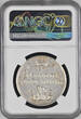 Weimarer Republik Karl Goetz Medaille Silber Silvermedal 1931-DATED 60 Jahre Reichsgründung Bismarck Hindenburg 1871 - 1931 NGC Top Pop NGC MS 63