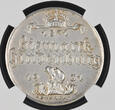 Weimarer Republik Karl Goetz Medaille Silber Silvermedal 1931-DATED 60 Jahre Reichsgründung Bismarck Hindenburg 1871 - 1931 NGC Top Pop NGC MS 63