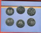 Bundesrepublik Deutschland, Germany FRG 6 x 10 Euro Bundesrepublik Deutschland Silber-Gedenkmünzen 2003 german proof w folder