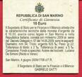 San Marino 10 Euro Silbergedenkmünze 2009 10 Jahre Europäische Wirtschafts- und Währungsunion proof in capsule w. certificate & box