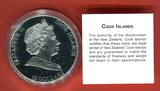 Cook-Inseln, Cook Islands 10 Dollar - 2 oz Silver Coin 2008 Anna Ioanovna - Tsars of Russia - partially gold plated Proof colorated with capsule & coa