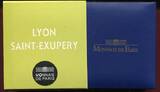 Frankreich 10 Euro Silbermünze 2012 Gare de Lyon - Saint-Exupery (TGV) proof in capsule w. certificate, orig. packaging
