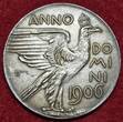 Deutschland Kaiserreich Bayern Schützenmedaille Silbermedaille 1906 D 15. Deutsches Bundesschießen München 1906 low unc matte