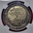 Deutschland Weimarer Republik Germany Silbermedaille Silver Medal 192kle Patina Graf Zeppelin Weltfahrt World Tour LZ 127 Zeppelin, Dürr, and Eckener NGC MS 64