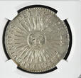 Argentina Argentinien 8 Reales 1836 RA P Provincial Del Rio De La Plata La Rioja Sonne Sun The only Unc Details by NGC NGC UNC Details