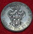 Livorno Großherzogtum Toskana Scudo Pezza della rosa 1718 Cosimo III. De Medici AU cleaned