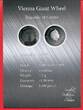 Ghana 1 Cedi Rutheniummünze 2018 Smallest Ruthenium Classics - Riesenrad Wien BU in capsule, certificate & blister