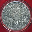 Niue Inseln Islands Svetovid 2 Dollars 2 Oz Unzen Silber Silver 2019 Gods of Ancient Slavs Slawische Götter mit Holzeilage wooden inlay High Relief Antique finish with original Packaging