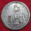 Päpstliche Staaten Kirchenstaat Papal States Testone Teston ND 1708 J. VIII. Clement XI (Clemens XI) 1700-1721 Charity standing with 3 children USA EF/AU