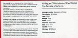 Palau 5 Dollars Silbermünze teilcoloriert 2009 7 Wonders of the World - The Temple of Artemis proof in capsule with certificate