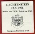 Liechtenstein 50 Ecu 1995 Beitritt zum EWR und UNO Proof
