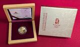 China, Peoples Republic, Volksrepublik 150 Yuan Gold 1/3 Unze 2008 Olympische Spiele Beijing Olympics - Fußball - Football - Soccer Proof with original packaging