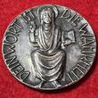Bayern München Deutschland Silbermedaille .990 Randpunze 1933 1833 - 1933 St. Matthäuskirche München Dein Wort ist die Wahrheit Selten RR Unc. antique finish toned