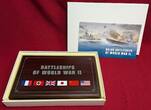 Tokelau 6 x 1 Dollar Ku/Ni Münzen 2013 Battleships of World War II - Schlachtschiffe des 2. Weltkriegs Proof silver plated coins with box & coa
