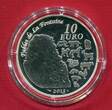 Frankreich 10 Euro Silbermünze 2013 Jahr der Schlange proof in capsule with certificate, orig. packaging