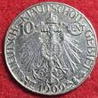 Kiautschou China Tsingtau 10 Cents Cent 1 Jiao 1909 China Kiautschau Kolonie USA AU min cleaned