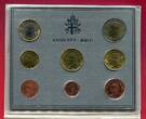 Vatikan, Vatican 3,88 Euro KMS 2003 Johannes Paul II. 1 Cent bis 2 Euro 8 Münzen unc.