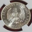 Weimarer Republik Deuschland Germany 3 Mark 1927F 450 Jahre Universität Uni Tübingen Eberhard im Bart Württemberg NGC MS 64