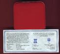 Gibraltar 75 Ecus Bimetall Gold Platin 1996 1000 Jahre Österreich proof
