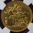 Großbritannien GB England 1 Sovereign Gold 1821 George IV (1820-1830) mit Video NGC MS 62