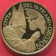 Vatikan Vatican KMS 1 Cent - 2 Euro mit 50 Euro Gold John Paul II. 2014 MMXIV Pontifikat Papst Franziskus Pope Francis Johannes Paul II. Heiligsprechung Proof with original Packaging Box Coa Case