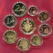 Vatikan Vatican KMS 1 Cent - 2 Euro mit 50 Euro Gold 2013 MMXIII Papst Benedikt Benedict XVI. 200th Anniversary of Birth Richard Wagner Proof with original packaging