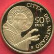 Vatican Vatikan Papst Franziskus KMS 1 Cent - 2 Euro mit 50 Euro Gold 2018 MMXVIII Pope Papst Francis (Franciscus) (2013-date) Mother Earth and the care Proof with original packaging