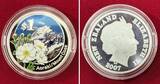 Neuseeland 1 Dollar Silbermünze 2007 Aoraki / Mount Cook Proof colorated with capsule & box, without coa