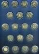 Diverse europäische Länder 36 x 2 € - diverse Länder 2017-2022 Lot Sammlung Konvolut - Die offiziellen 2 Euro Gedenkmünzen UNC with coa & book