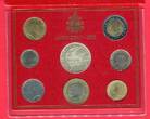 Vatican, Vatikan KMS 10 - 1000 Lire 2001 Kursmünzen Pontifikat Johannes Paul II. Neuf OVP im Folder